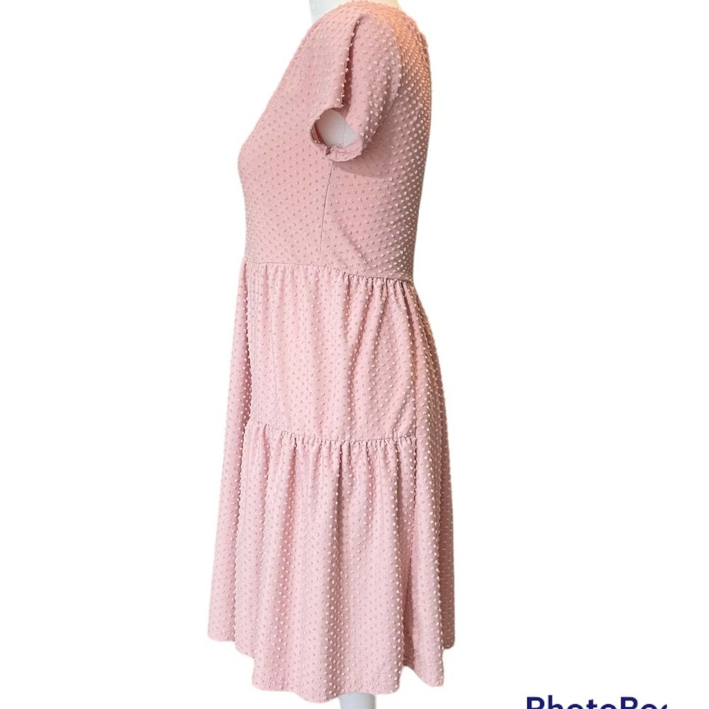 Rolla Coster Baby Doll Style Textured Tiered Dress - Sz S - Picture 4 of 9
